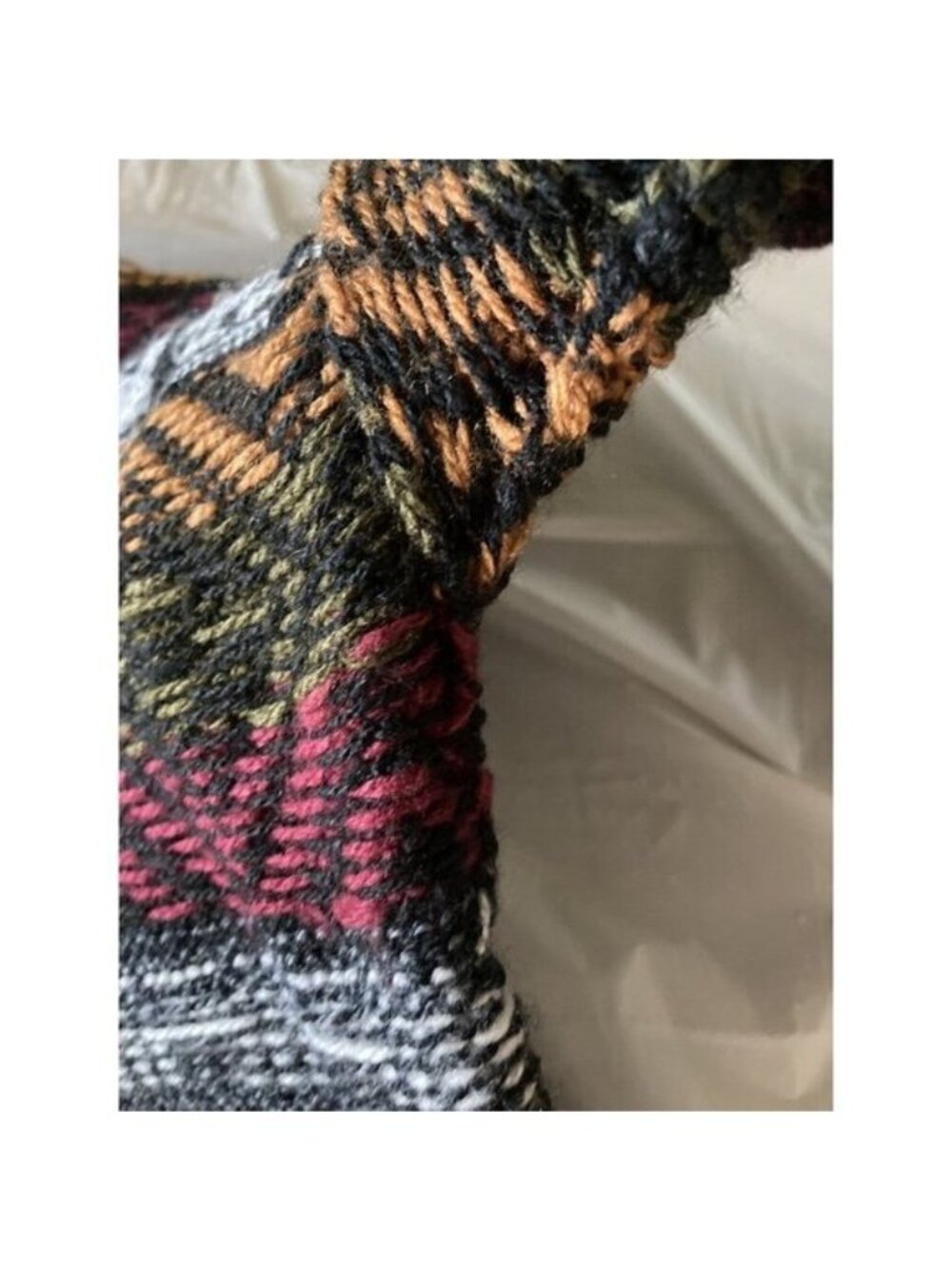 Aylins Peru Alpaca Wool Sweater M Fair Isle Nordic Andean Boho Folk Artisan Knit - Picture 12 of 13